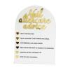 YIXANNX Nail Art Display Stand for Manicure Designs, Reminder Board, Style C view 2