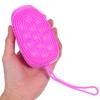 MAJORMENCH 3-Piece Silicone Shower Brush Set, Double-Sided Body Exfoliating Sponges view 4