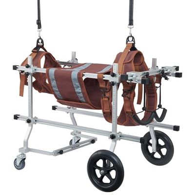 Dog Wheelchair Mobility Aid with Lightweight Aluminum Frame