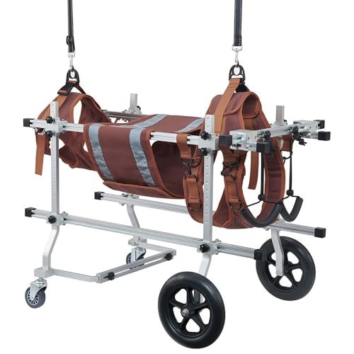 Dog Wheelchair Mobility Aid with Lightweight Aluminum Frame