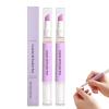 Cuticle Pusher Oil Pen, Scented Cuticle Remover Nail Pen for Women, Moisturizes and Strengthens Dry Cuticles (2 pcs) view 1