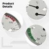 Silver-White Alloy Sauna Thermometer Hygrometer, 10.2 cm, Dual Display view 4