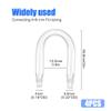 4-Pack Aquarium CO2 Diffuser U Bend view 2