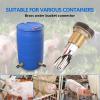 Asixxsix Automatic Stainless Steel Pig Nipple Waterer with Connector and Drill view 2
