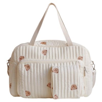 Large-Capacity Diaper Bag with Multiple Compartments