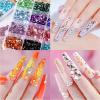 HAJHI Resin Rhinestone Bedazzler Kit, AB Multicolor, Handmade Nail Charms, DIY Glitter Stones for Bottles, Cups and Hats, with Tweezers and Pickup Pen (15-Cell, 5 mm) view 3