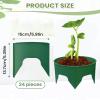 24-Piece Round Reusable Plant Growth Rings for Deep Watering view 2