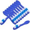 Prison Toothbrushes with Short Handles, 10-Pack, Plastic and Nylon view 1