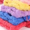 Hair Drying Caps, 5-Piece Polyester Coral Fleece Set view 3
