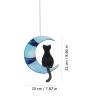 Supvox Glass Cat Pendant with Moon Design view 2