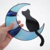 Supvox Glass Cat Pendant with Moon Design view 4