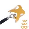 Phefop Hamster Harness and Leash Set - Adjustable Striped Nylon Vest for Small Pets (Yellow) view 1