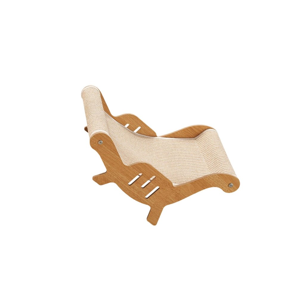 YIUPEDRFG Elegant Cat Lounger with Sisal Scratching Mat