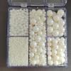 Edible White Sugar Pearls, 130 g, 4 Sizes view 2