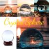 Clear Crystal Ball Asian Rare Quartz Magic Sphere with Stand Base, White, 90 mm view 4