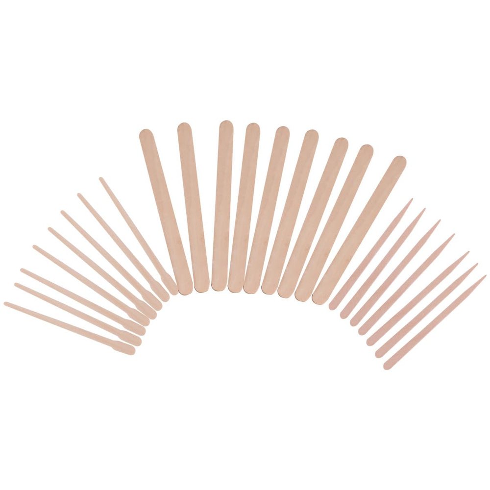 Ciieeo Multifunctional Wooden Wax Applicators, 600 Pieces