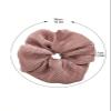 1 Pc. Large Genuine Silk Hair Tie for Women, Style A view 2