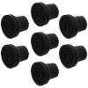 Healeved 16 mm Non-Slip Rubber Tips for Canes and Crutches, 8-Pack, Black view 1
