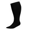 Black Fishnet Wide-Calf Compression Socks for Women and Men view 2