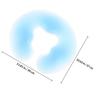 Zerodeko Silicone U-Shaped Face Cushion, Washable, with Nose Support, 11.8 x 10.6 x 0.8 in view 2
