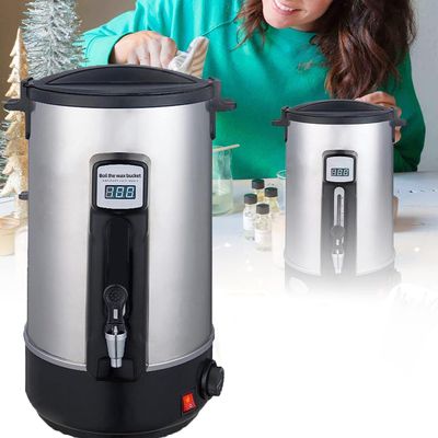 Electric Paraffin Wax Melter with Temperature Control and Fast-Pour Spout