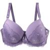 Women's Lace Shaping-Cup Bra with Adjustable Straps (Purple, 75E) view 1