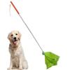 FRYSKYO Dog Pooper Scooper, Telescoping Dog Waste Collector with Long Handle and Waste Bag, Self-Adhesive and Foldable, for Walks, Lawns, Grass, Dirt, and Gravel (L) view 1
