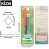 FRYSKYO Dog Pooper Scooper, Telescoping Dog Waste Collector with Long Handle and Waste Bag, Self-Adhesive and Foldable, for Walks, Lawns, Grass, Dirt, and Gravel (L) view 2