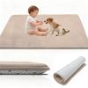 Atemrdsye Baby Crawling Mat 190 x 190 cm, Light Brown, Extra Thick view 1