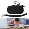 Tomantery Compact Carrying Case for Kardia Mobile ECG, Shock-Resistant Storage Bag with Wrist Strap, Black view 4