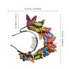 Beaupretty Women's Butterfly Headband with Colorful Butterflies view 2