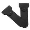 VINTORKY 2-Pack Black PU Leather Razor Cases with Snap Closure view 1