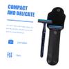 VINTORKY 2-Pack Black PU Leather Razor Cases with Snap Closure view 3