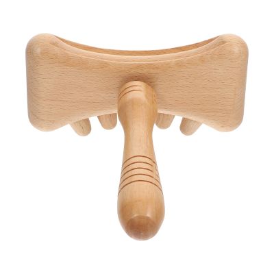 Abaodam Wooden Massage Stick for Full Body with Acupressure and Gua Sha Function