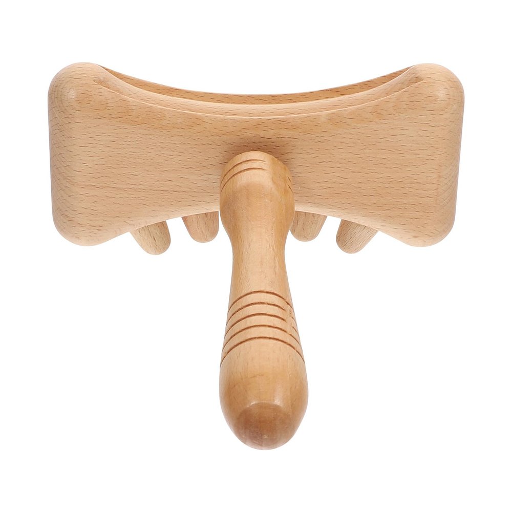 Abaodam Wooden Massage Stick for Full Body with Acupressure and Gua Sha Function