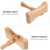 Abaodam Wooden Massage Stick for Full Body with Acupressure and Gua Sha Function view 3