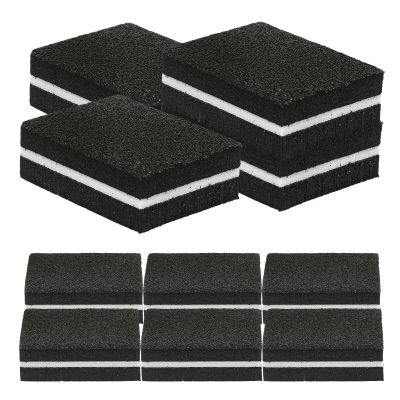 Tofficu Double-Sided Sponge Nail Buffer Block, Black