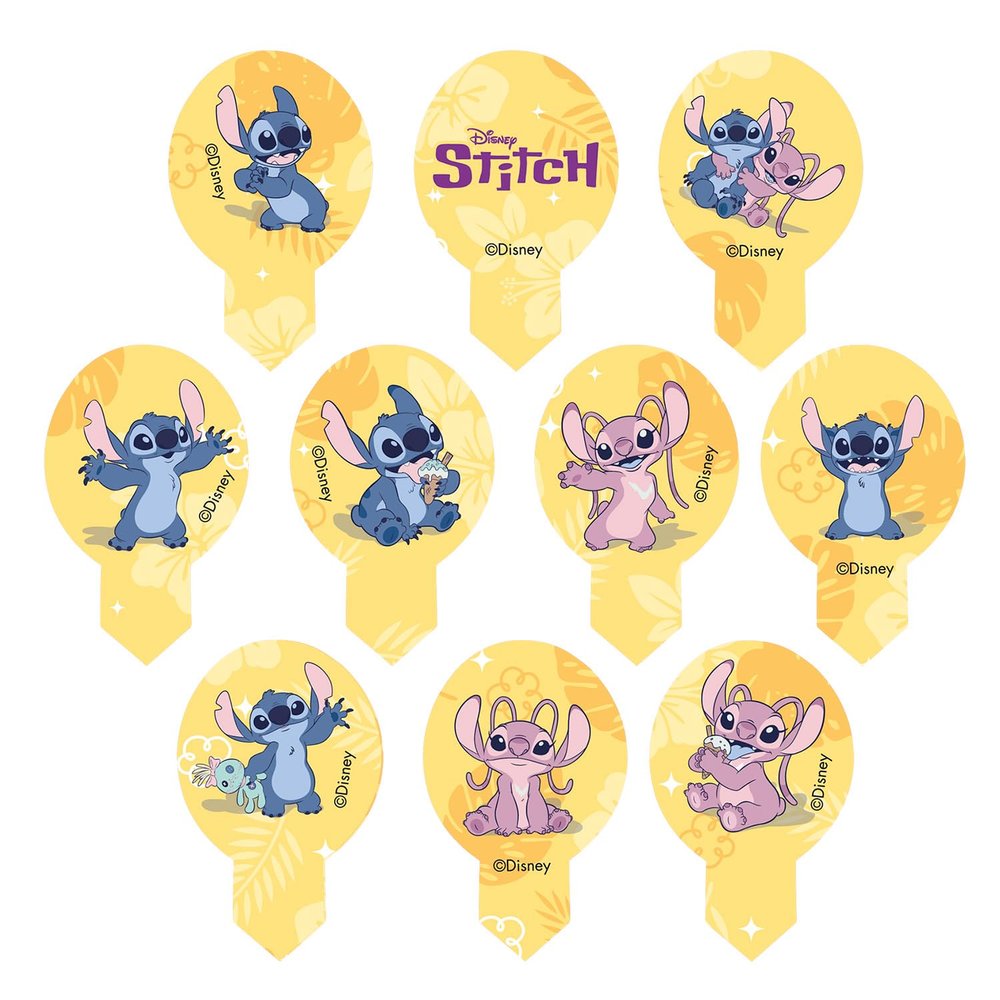 dekora Edible Wafer Decorations, Stitch and Angel, 20 Pieces