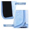 TOVINANNA Padded Armrest Pads for Wheelchairs and Rollators, Non-Slip, Sky Blue, Removable view 3
