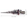 Vintage Large Hair Clip with Rhinestones for Christmas-Themed Parties, Alloy view 2