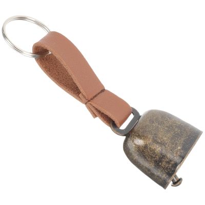 FRCOLOR Copper Cowbell with Leather Strap