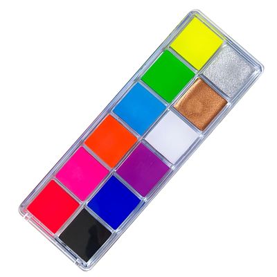 ACOGEDO 12-Color Face and Body Paint, Bright, Highly Saturated, Smooth, Safe and Non-Irritating, for Children and Adults, Highly Ductile for Halloween