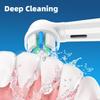 4-Pack iO Replacement Brush Heads Compatible with Oral-B iO Series 2–10, Soft DuPont Bristles, White view 3