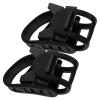 Ciieeo 2-Piece Black Plastic Crutch Holders with Smooth Surface for Wheelchairs and Mobility Scooters view 1