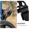 Ciieeo 2-Piece Black Plastic Crutch Holders with Smooth Surface for Wheelchairs and Mobility Scooters view 3