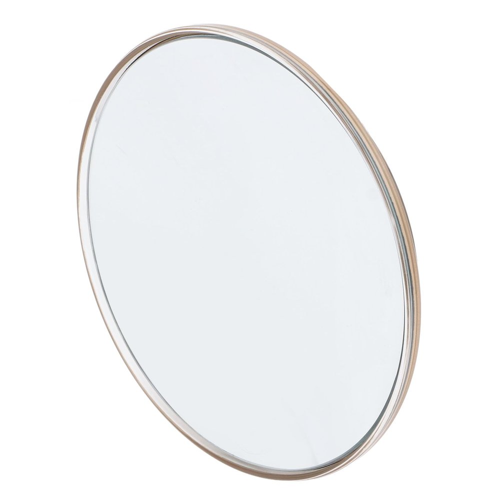 Jelquix 30X Magnifying Mirror, Round 6-Inch Mirror with 3 Suction Cups, Gold