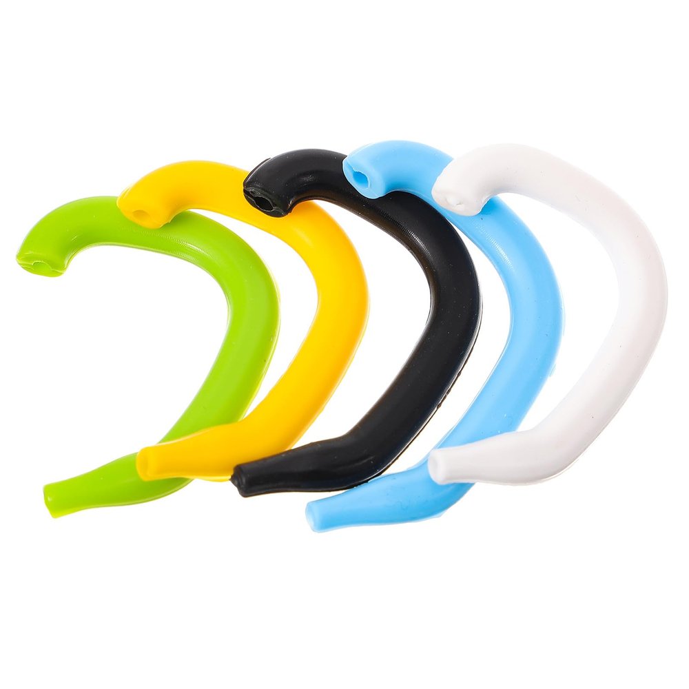 VILLCASE Silicone Ear Savers, 5-Pack, Soft Assorted Colors