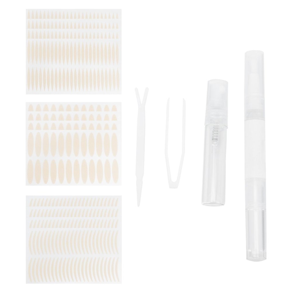 HOMSFOU Invisible Eyelid Sticker Set for Girls, Natural Paper Beauty Tape