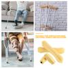 HOMSFOU TPR Crutch Pads for Underarm Supports and Hand Grips view 3