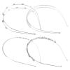 Healifty 4-Piece Rhinestone Headbands with Crystal Flowers, Zinc Alloy Bridal Headbands for Women and Weddings view 1